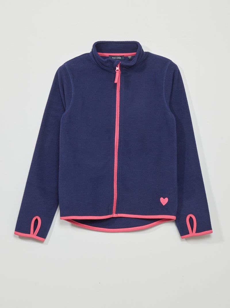 Veste polaire Bleu - Kiabi