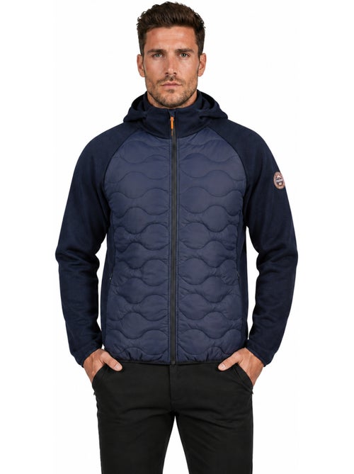 Veste polaire épaisse bi-matière à capuche tenessoeak – canadian peak - Kiabi