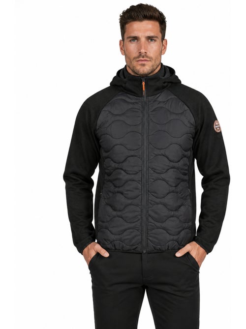 Veste polaire épaisse bi-matière à capuche tenessoeak – canadian peak - Kiabi