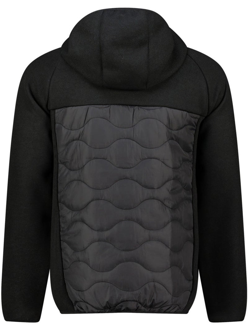 Veste polaire épaisse bi-matière à capuche tenessoeak – canadian peak Noir - Kiabi