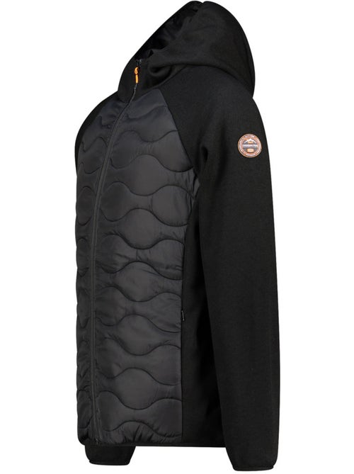 Veste polaire épaisse bi-matière à capuche tenessoeak – canadian peak - Kiabi