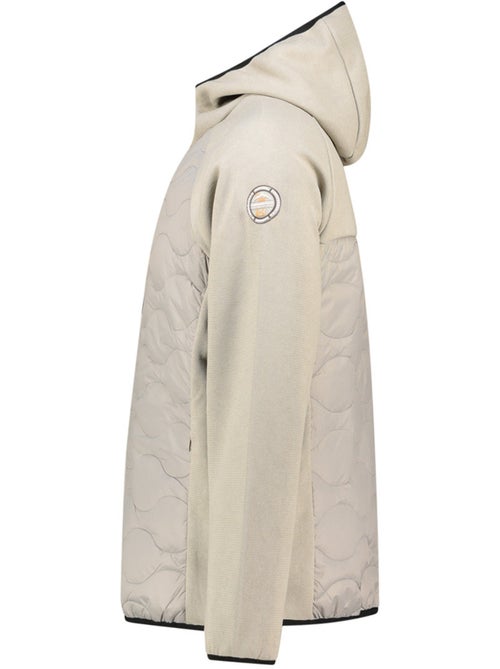 Veste polaire épaisse bi-matière à capuche tenessoeak – canadian peak - Kiabi