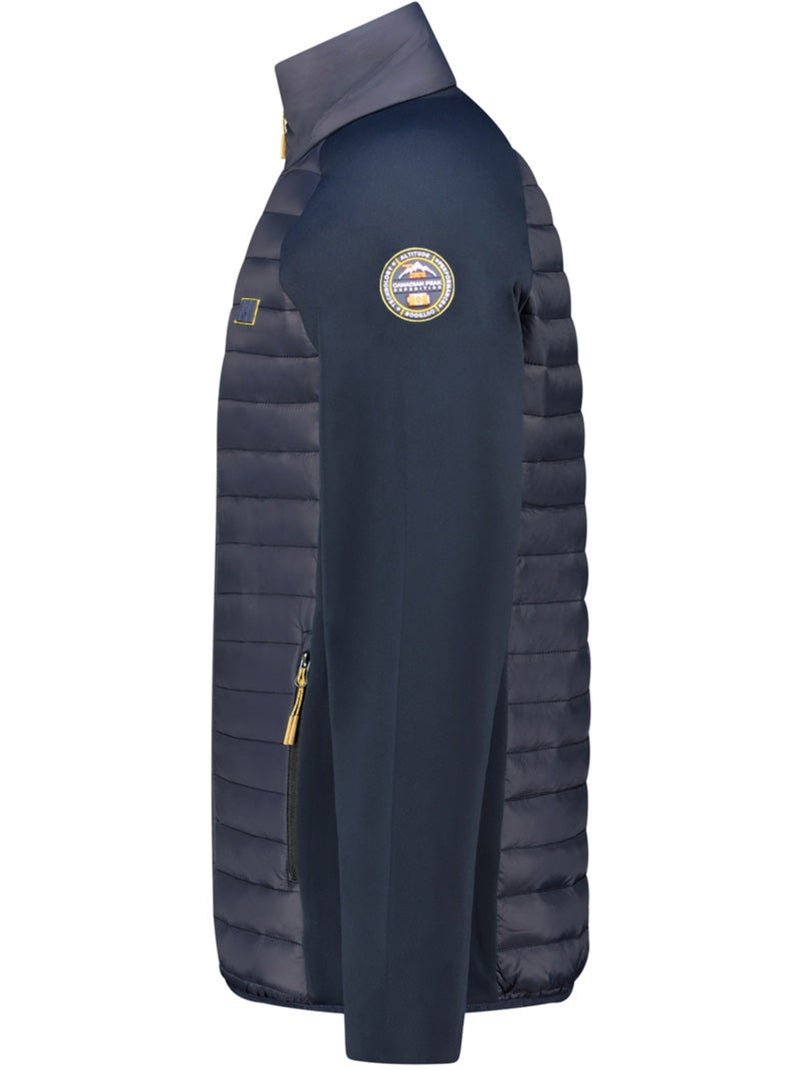 Veste polaire épaisse bi-matière touroeak – canadian peak Bleu marine - Kiabi