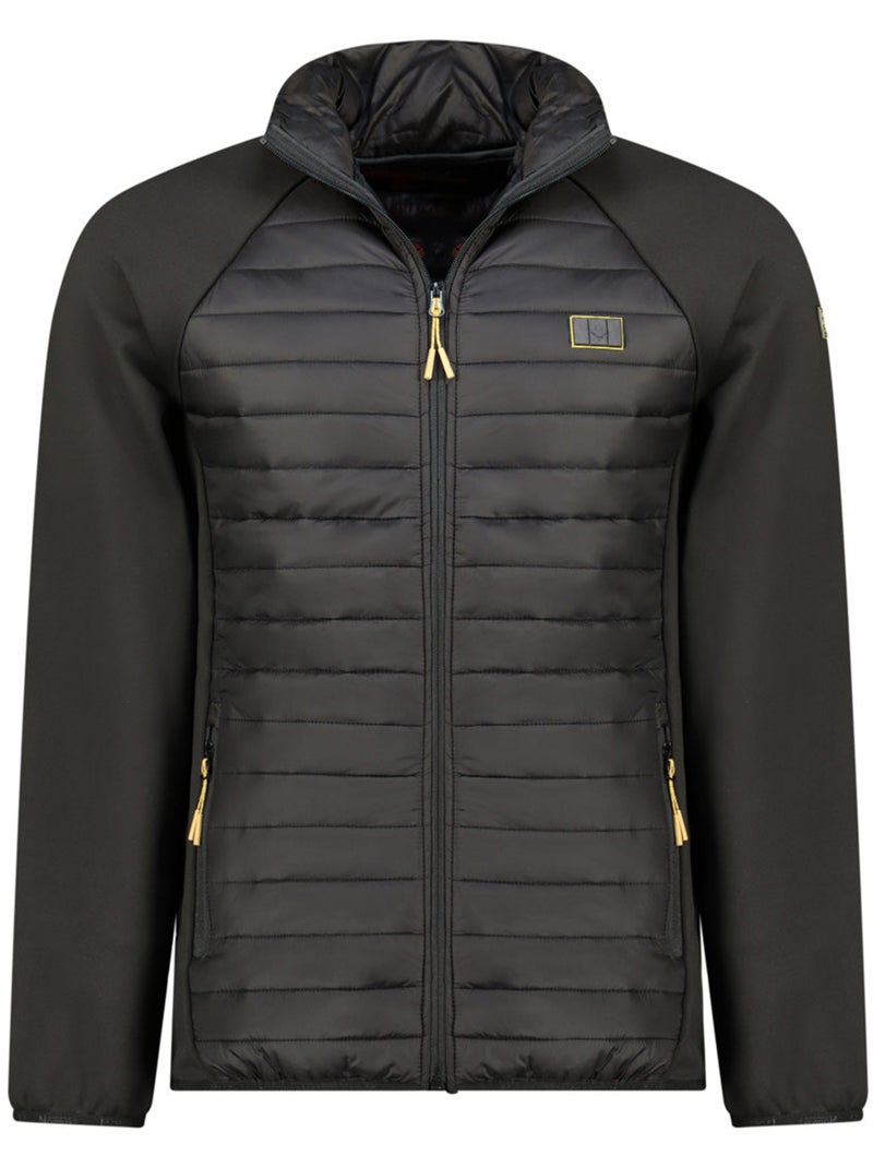 Veste polaire épaisse bi-matière touroeak – canadian peak Noir - Kiabi