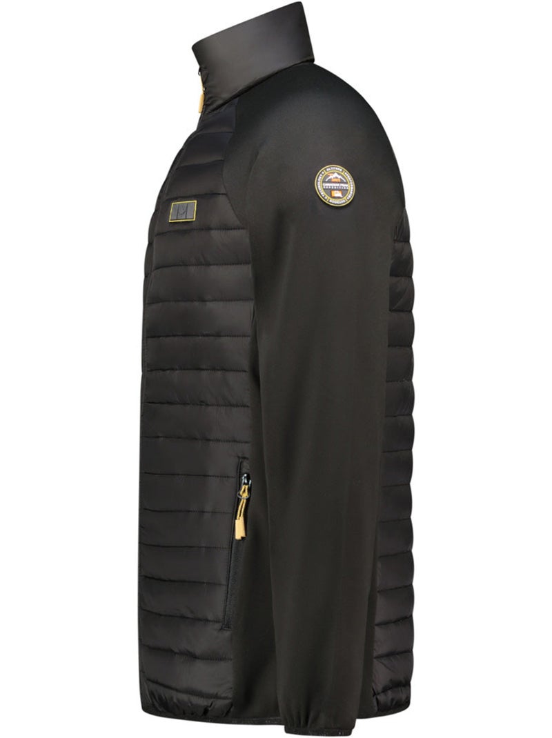 Veste polaire épaisse bi-matière touroeak – canadian peak Noir - Kiabi
