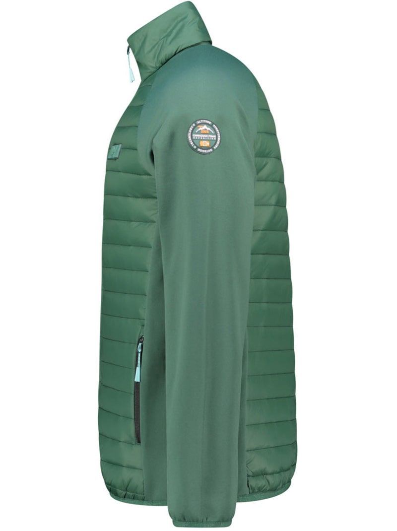 Veste polaire épaisse bi-matière touroeak – canadian peak Vert foncé - Kiabi
