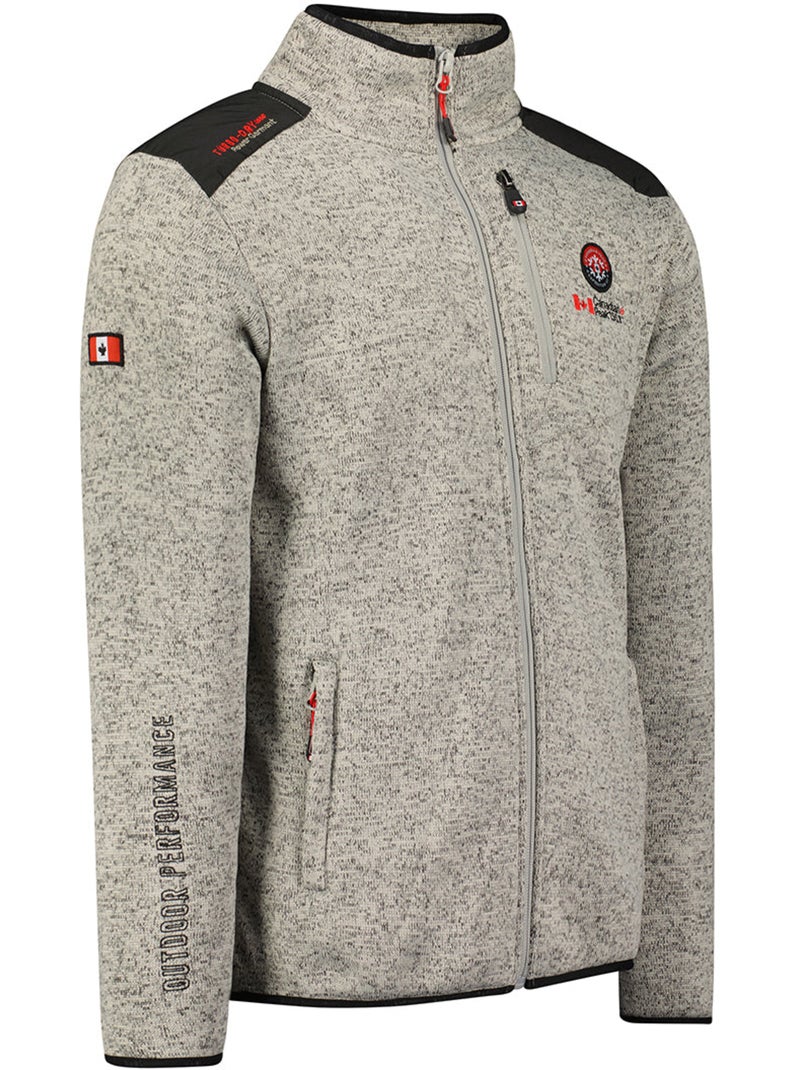 Veste polaire épaisse tavideak – canadian peak Gris clair - Kiabi