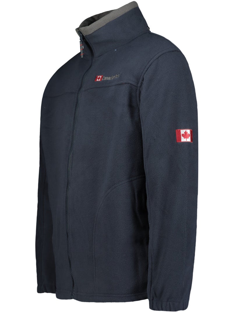 Veste polaire épaisse zippée ultona – canadian peak Bleu marine - Kiabi