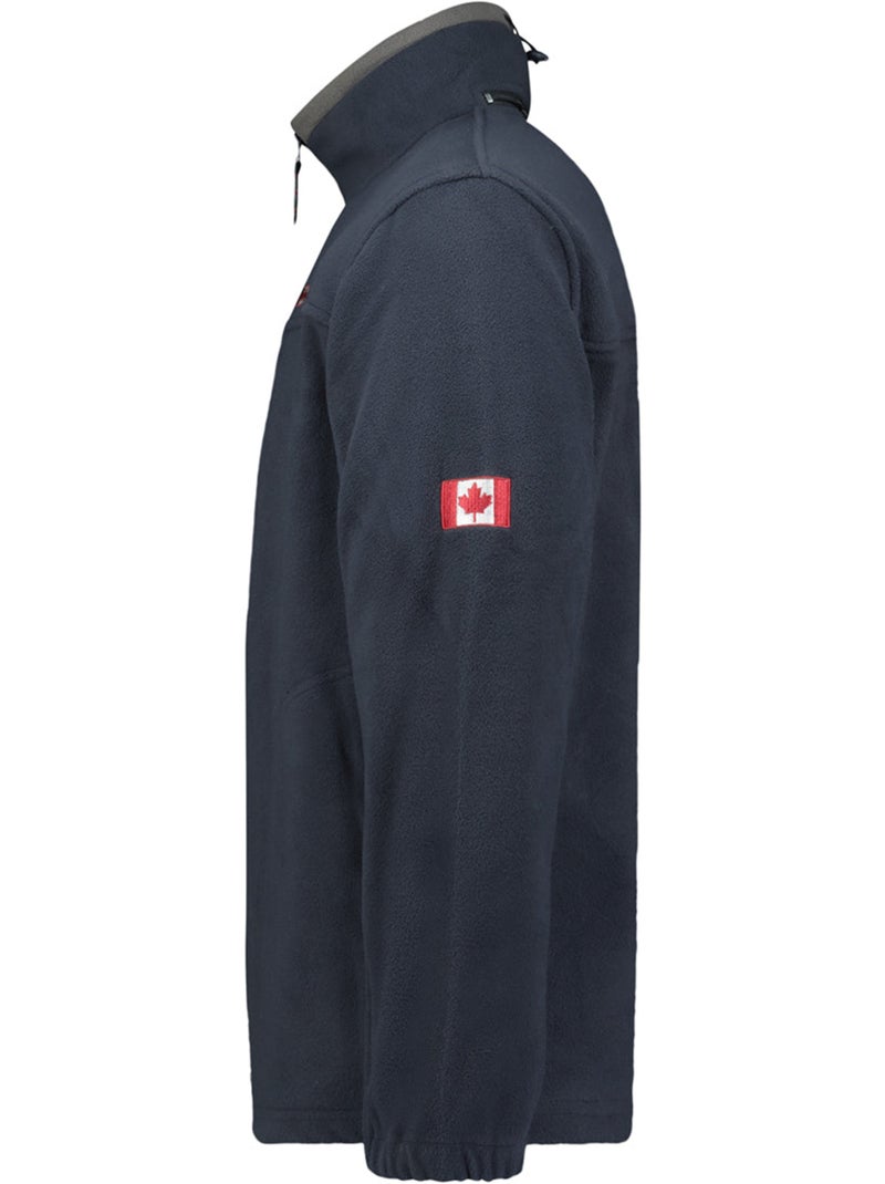 Veste polaire épaisse zippée ultona – canadian peak Bleu marine - Kiabi