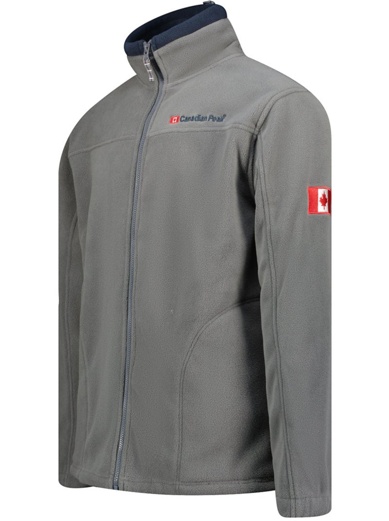 Veste polaire épaisse zippée ultona – canadian peak Gris foncé - Kiabi
