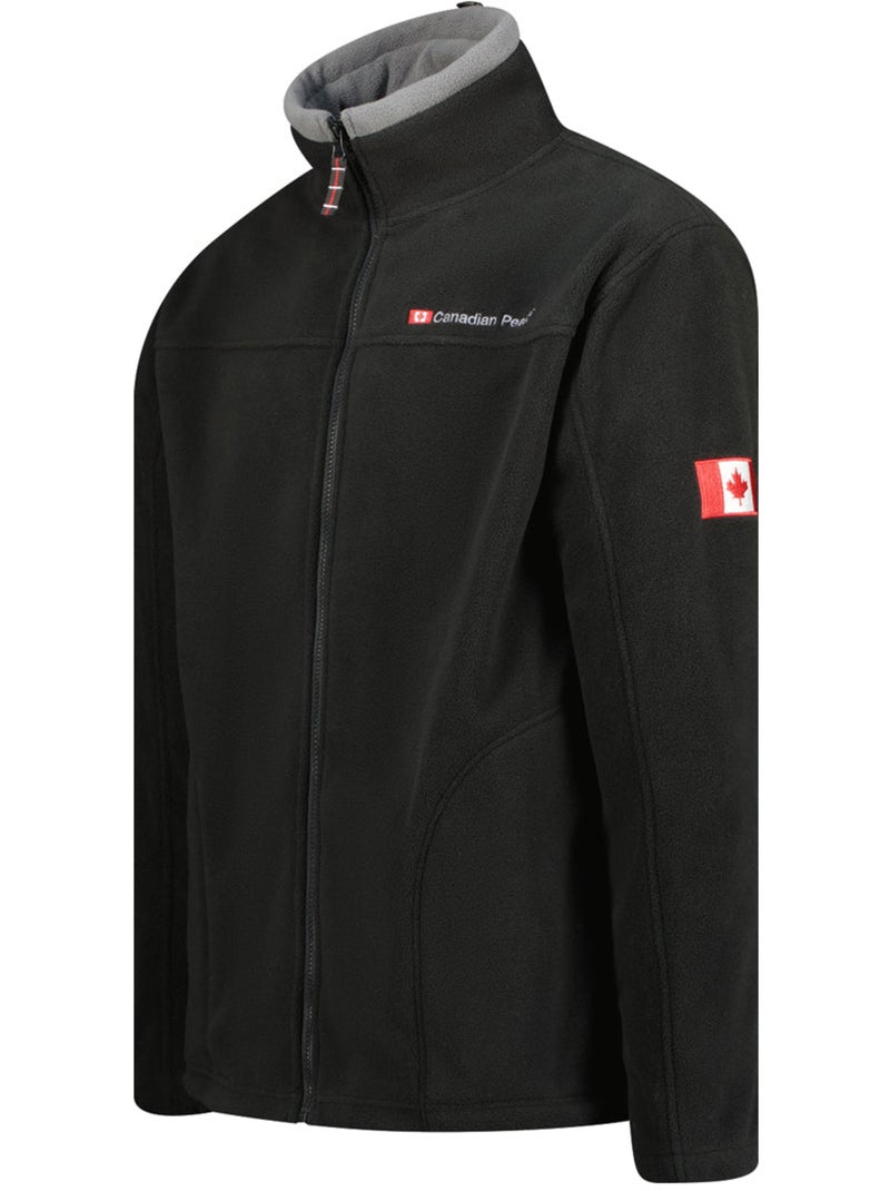 Veste polaire épaisse zippée ultona – canadian peak Noir - Kiabi