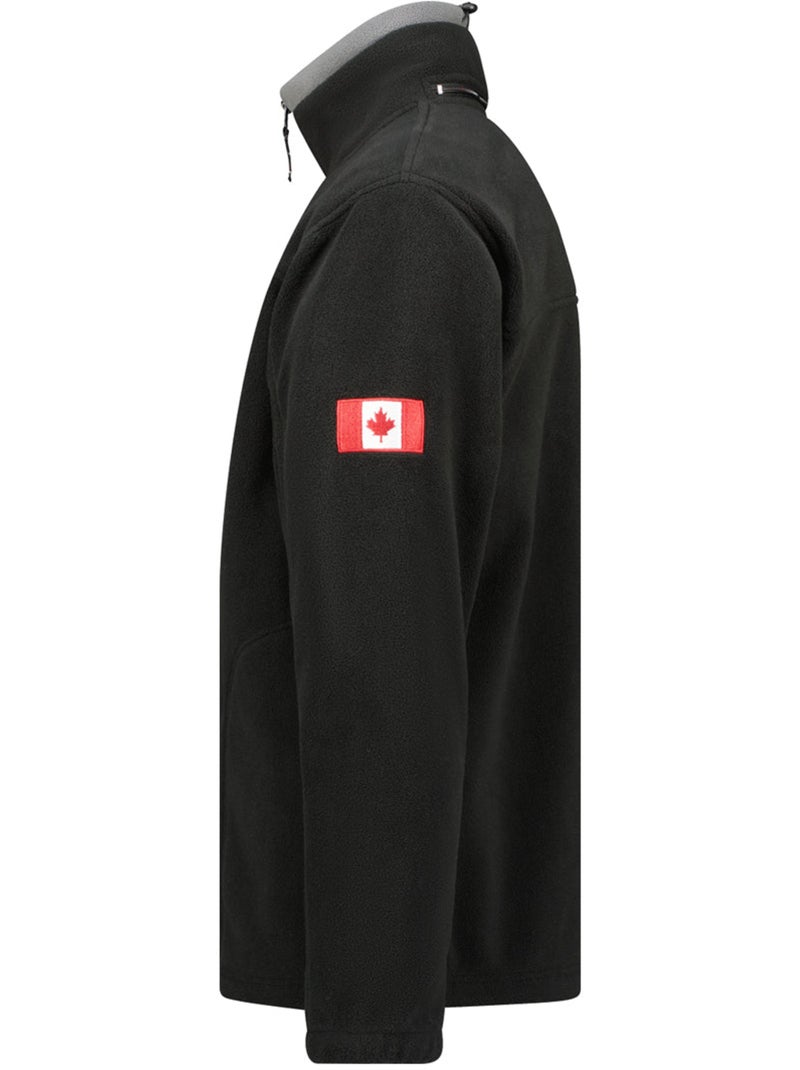 Veste polaire épaisse zippée ultona – canadian peak Noir - Kiabi
