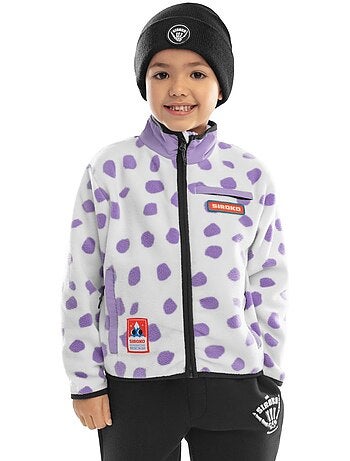 Veste polaire garçon sports d'hiver enfants popsicle
