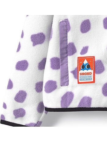 Veste polaire garçon sports d'hiver enfants popsicle