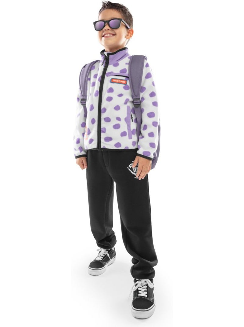 Veste polaire garçon sports d'hiver enfants popsicle Blanc - Kiabi