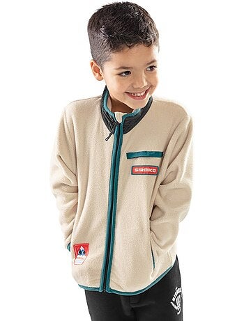Veste polaire garçon sports d'hiver enfants spy