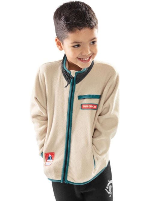 Veste polaire garçon sports d'hiver enfants spy - Kiabi