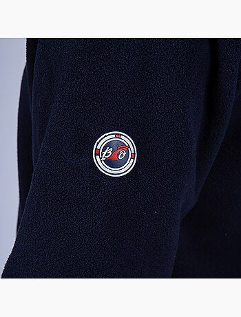 Veste polaire Homme ou Femme 'Breizh Océan', Entièrement Zippée