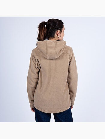 Veste polaire Homme ou Femme 'Breizh Océan', Entièrement Zippée