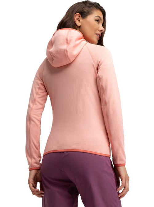 Veste polaire légère à capuche randonnée femme randonnée femme ember - Kiabi
