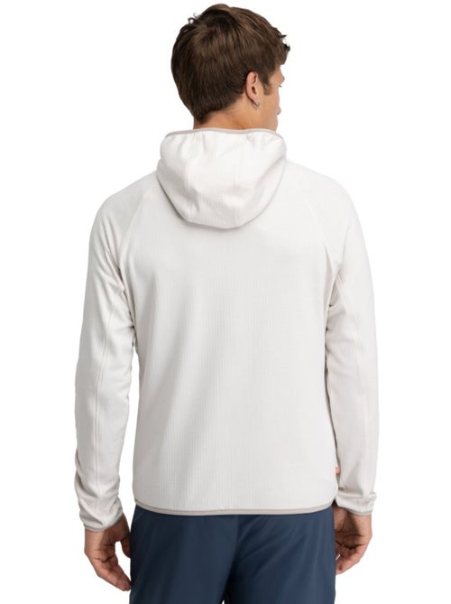 Veste polaire légère à capuche randonnée homme randonnée homme stride stone - Kiabi