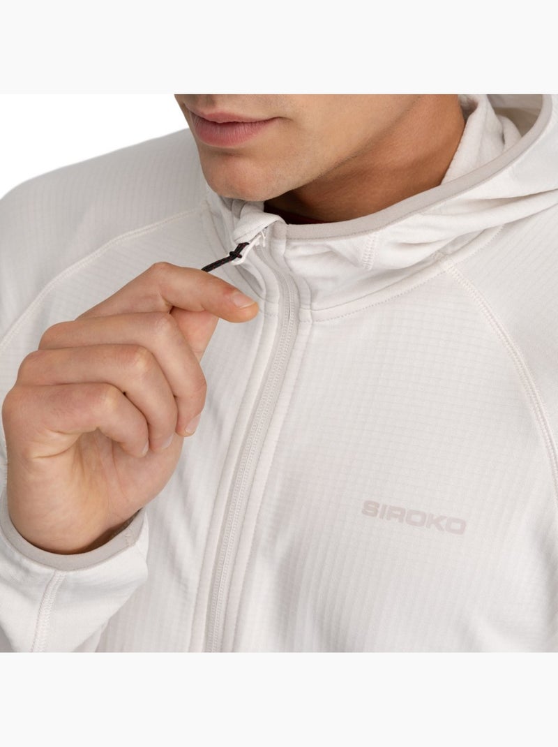 Veste polaire légère à capuche randonnée homme randonnée homme stride stone Beige - Kiabi