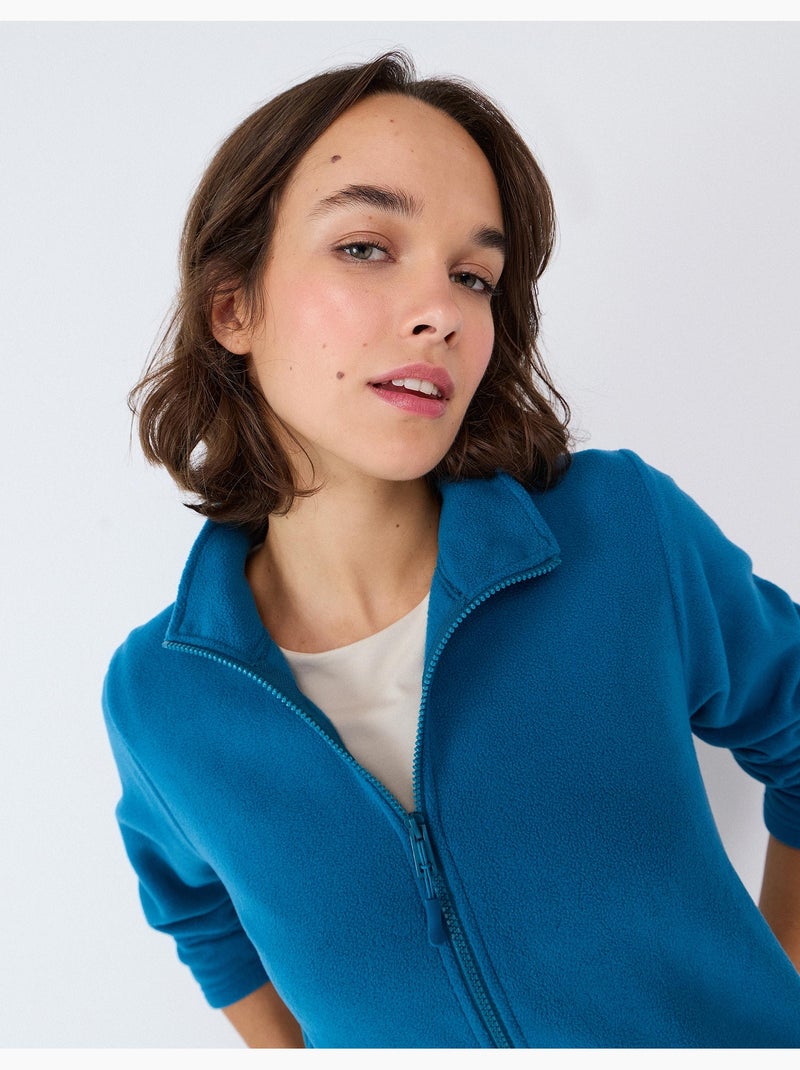 Veste polaire, mo fashion Bleu - Kiabi
