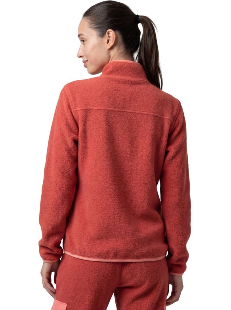 Veste polaire randonnée femme femme carezza-w brick Rouge - Kiabi