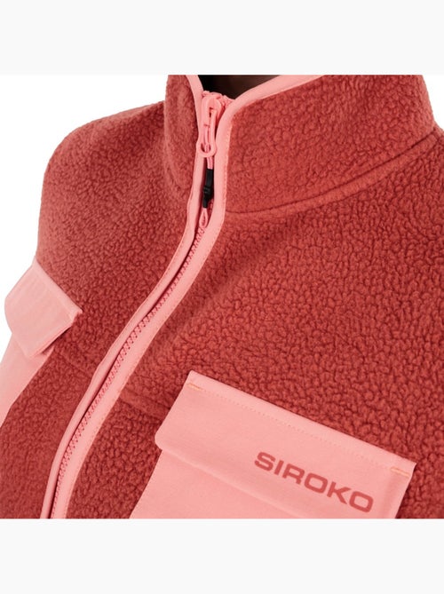 Veste polaire randonnée femme femme carezza-w brick - Kiabi