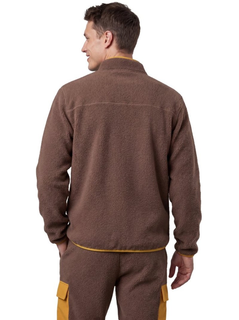 Veste polaire randonnée homme homme carezza Marron - Kiabi