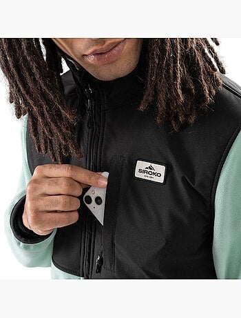 Veste polaire ripstop homme sports d'hiver homme stoos