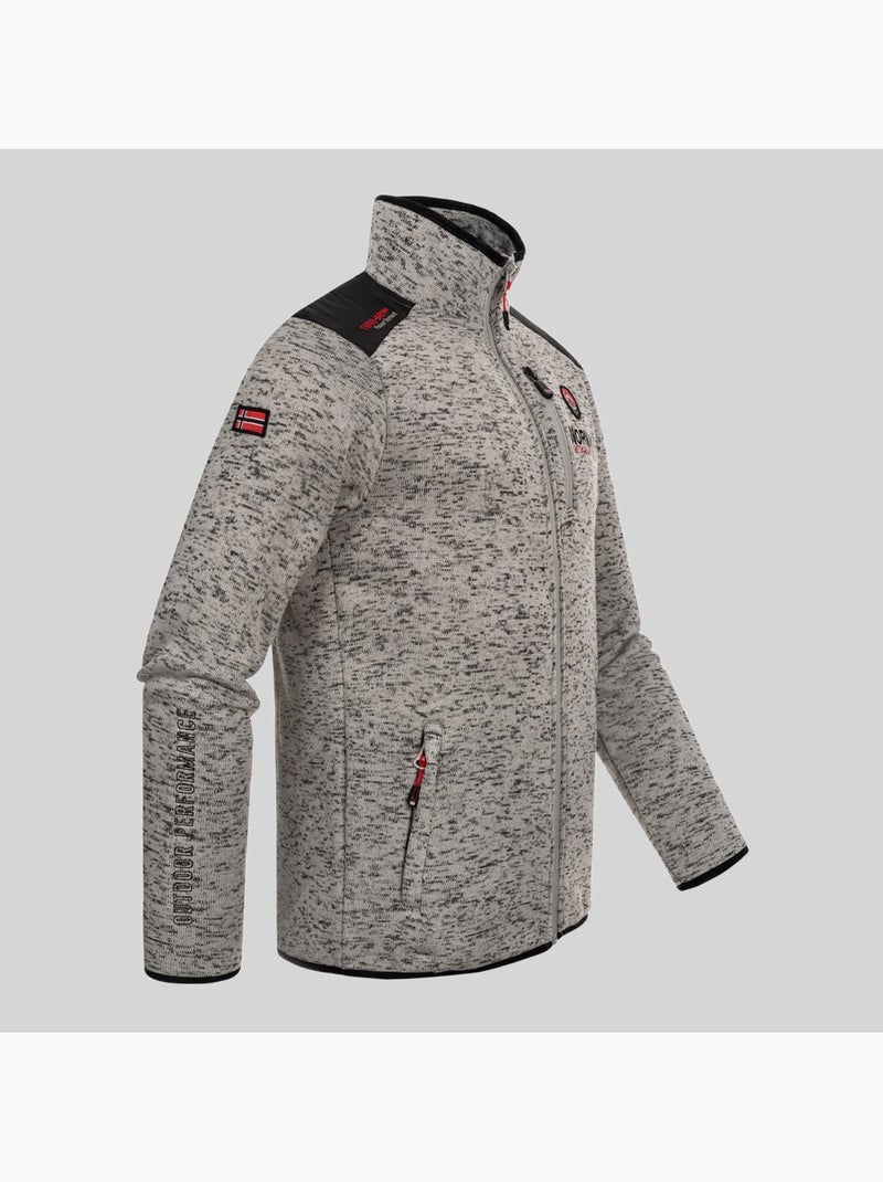 Veste polaire tavid – geographical norway Gris clair - Kiabi