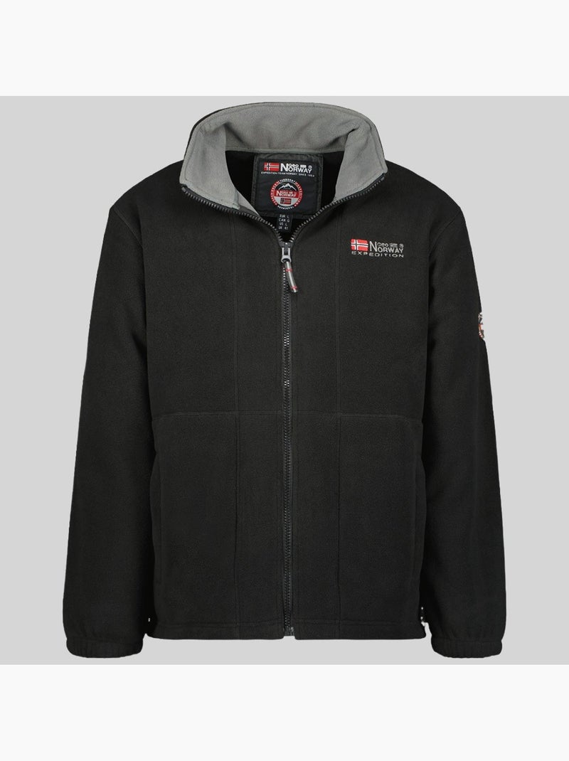 Veste polaire torleon – geographical norway Noir Gris - Kiabi