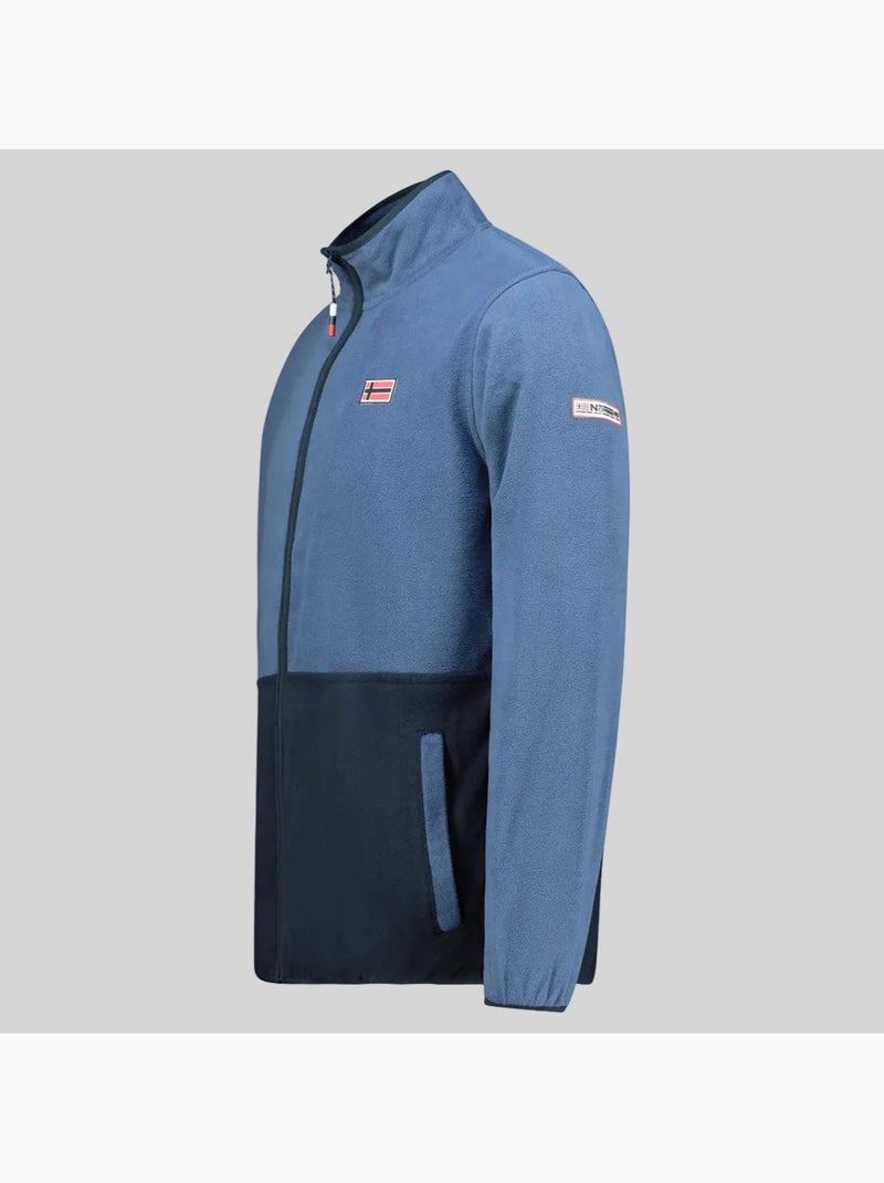 Veste polaire touki fz – geographical norway Bleu denim - Kiabi