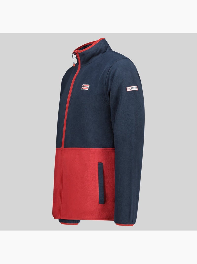 Veste polaire touki fz – geographical norway Bleu marine - Kiabi