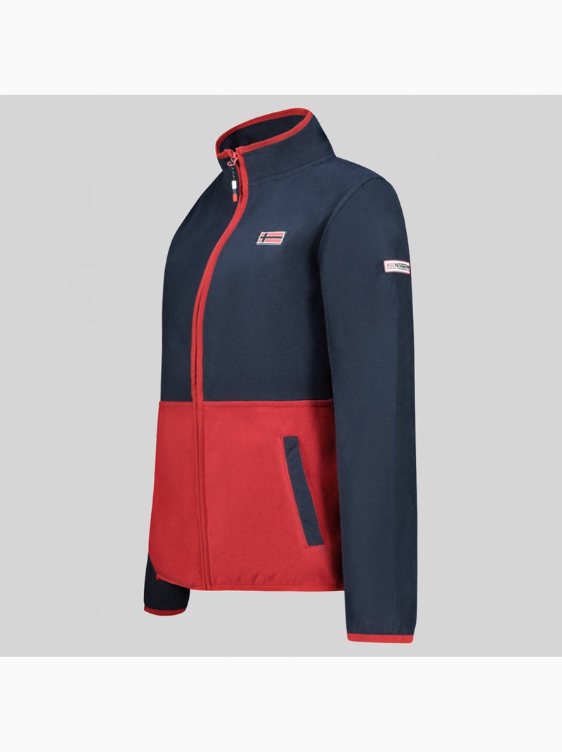 Veste polaire touki fz – geographical norway Bleu marine - Kiabi