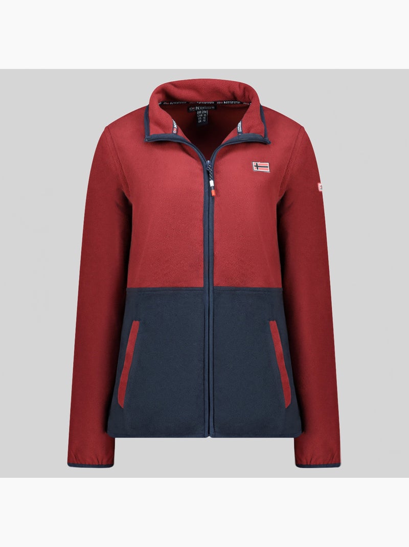 Veste polaire touki fz – geographical norway Bordeaux - Kiabi