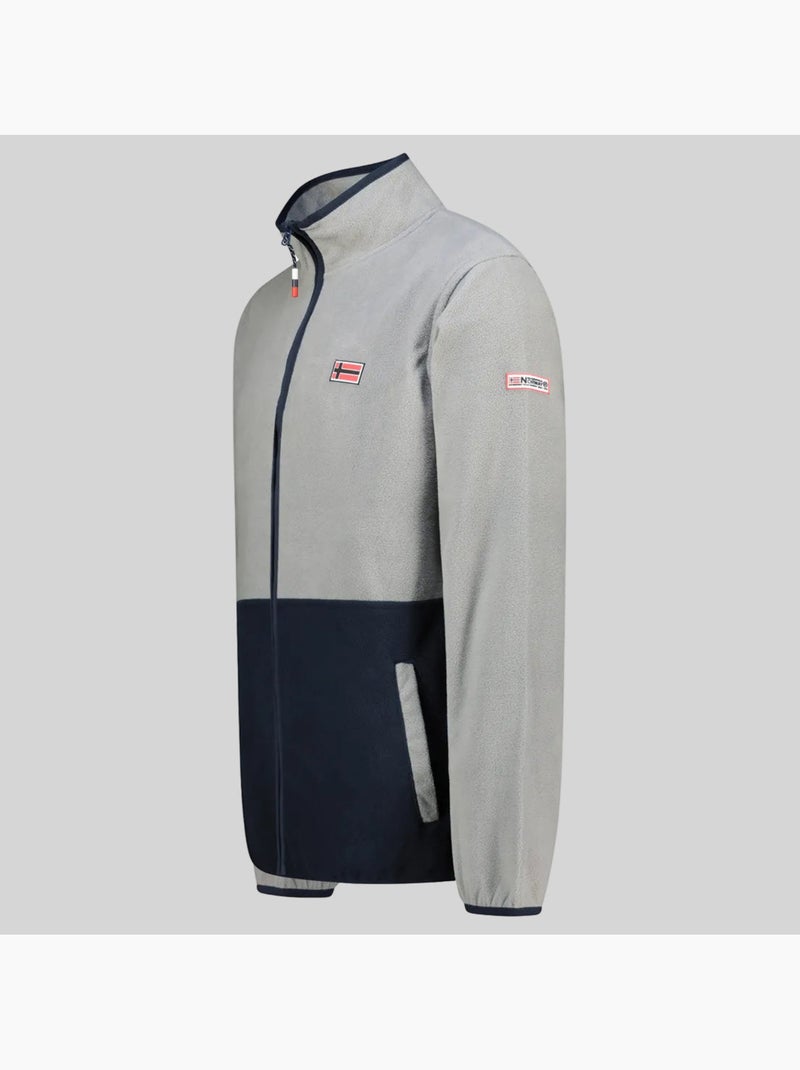 Veste polaire touki fz – geographical norway Gris clair - Kiabi