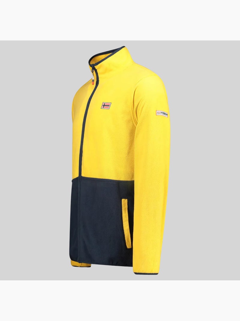 Veste polaire touki fz – geographical norway Moutarde - Kiabi