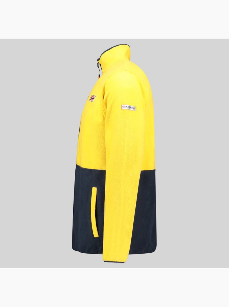 Veste polaire touki fz – geographical norway Moutarde - Kiabi