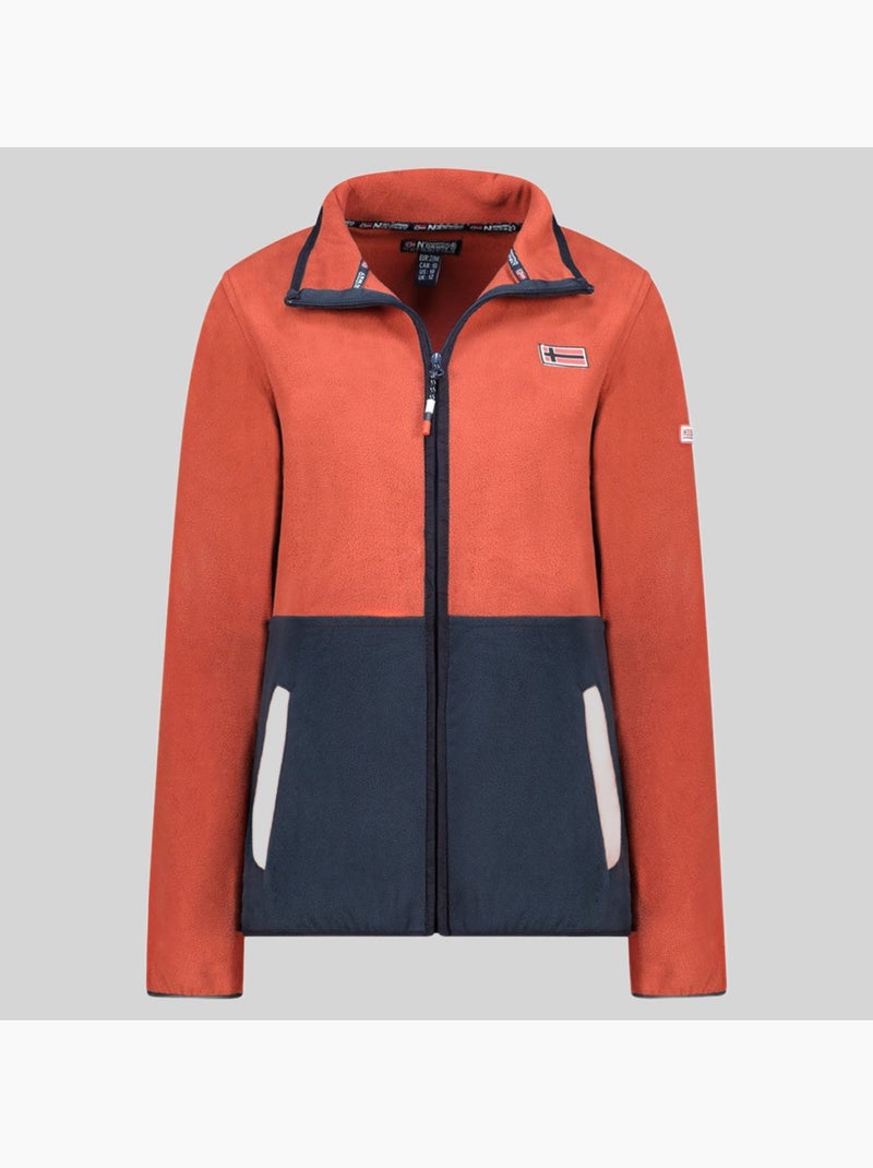 Veste polaire touki fz – geographical norway Terracotta - Kiabi