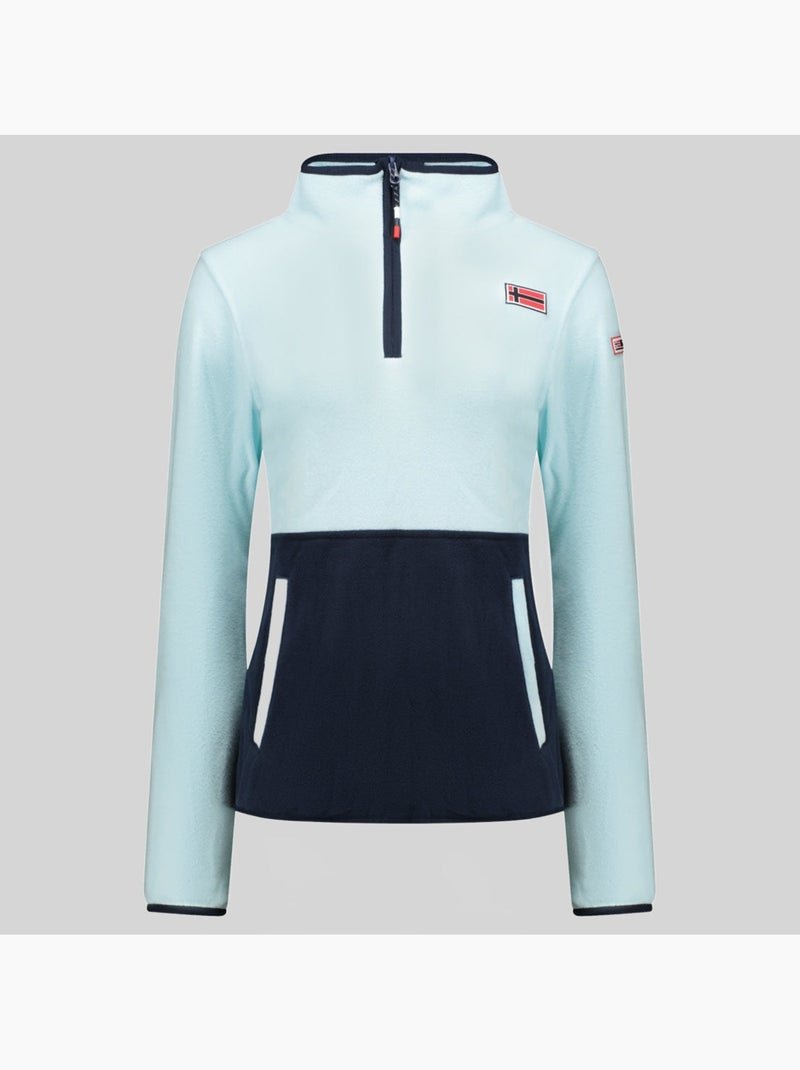 Veste polaire touki hz – geographical norway Bleu ciel - Kiabi