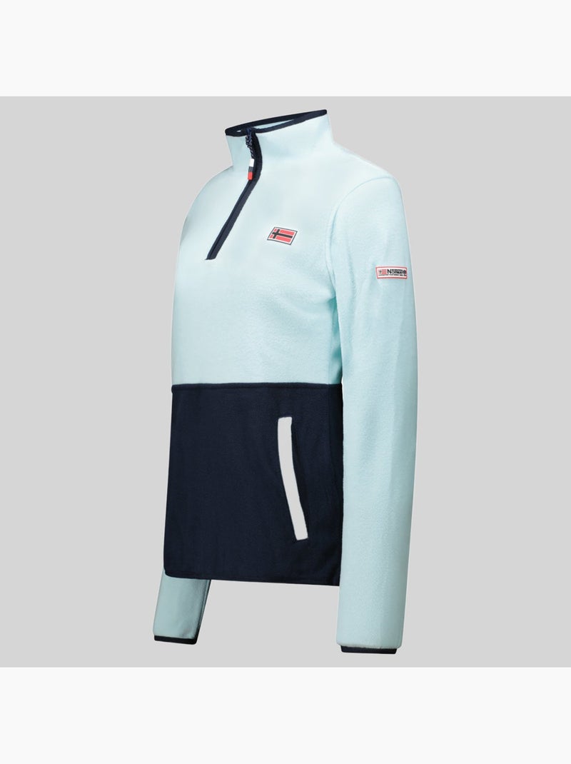 Veste polaire touki hz – geographical norway Bleu ciel - Kiabi