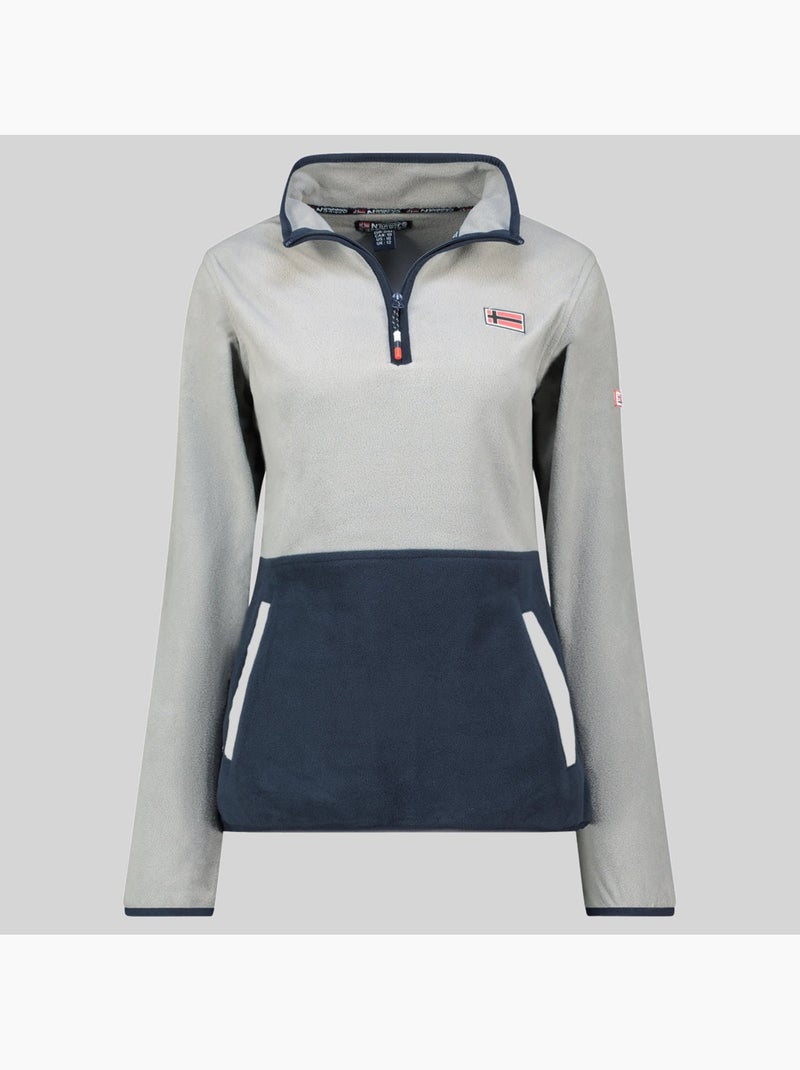 Veste polaire touki hz – geographical norway Gris clair - Kiabi