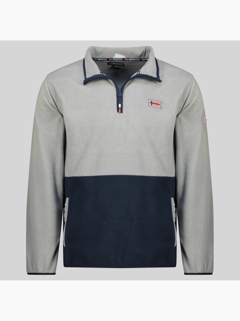 Veste polaire touki hz – geographical norway Gris clair - Kiabi