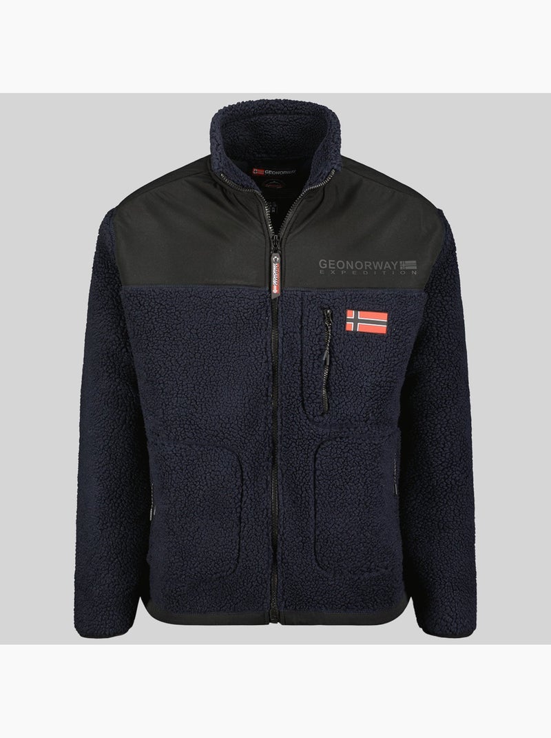Veste polaire tuvalu – geographical norway Bleu marine - Kiabi
