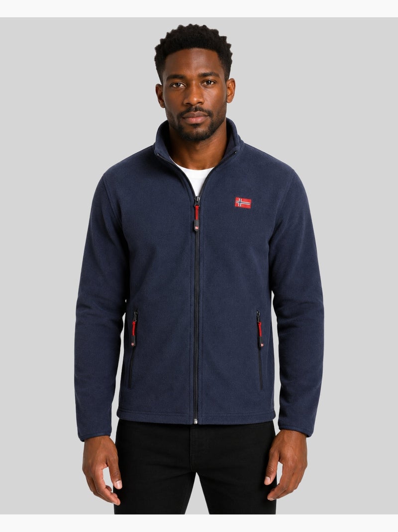 Veste polaire ulysse fz – geographical norway Bleu marine - Kiabi