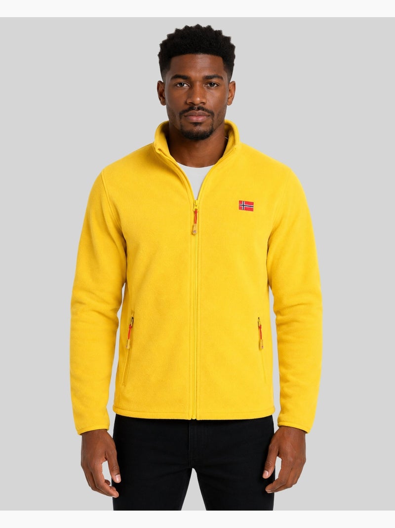 Veste polaire ulysse fz – geographical norway Moutarde - Kiabi