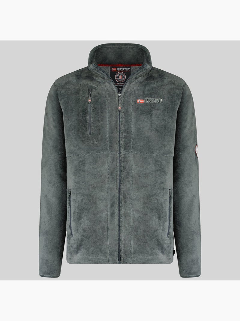 Veste polaire upload – geographical norway Gris foncé - Kiabi