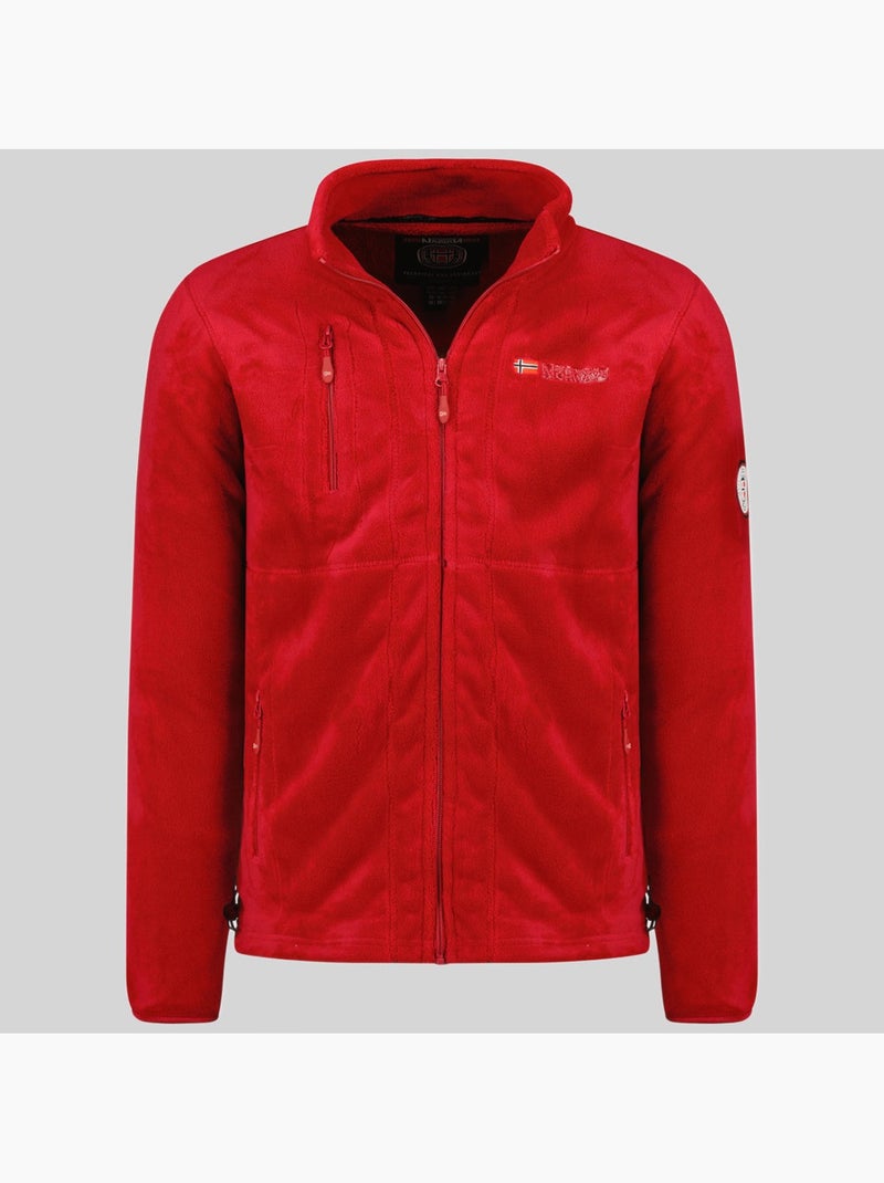 Veste polaire upload – geographical norway Rouge - Kiabi